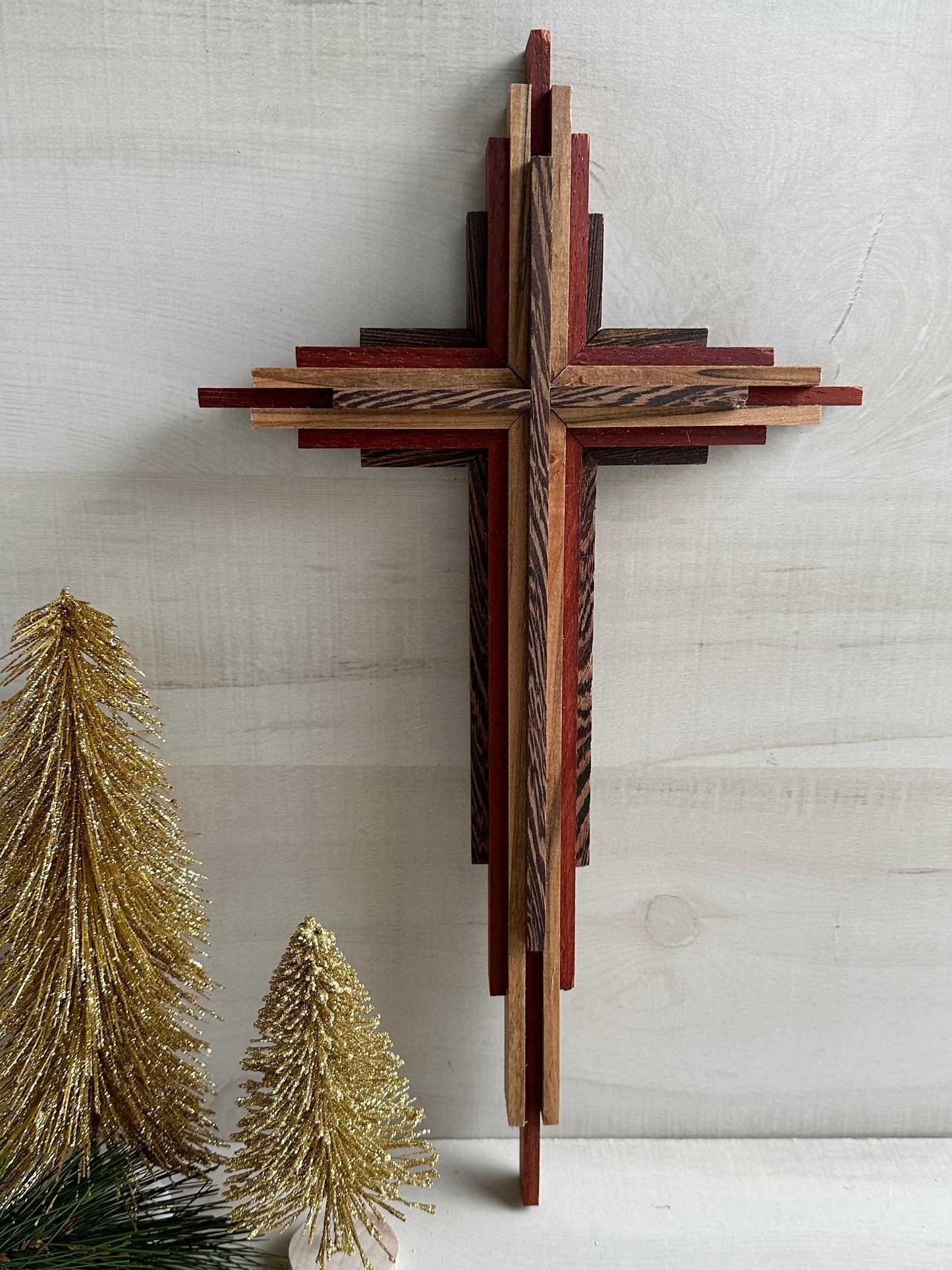 15” Layered Cross