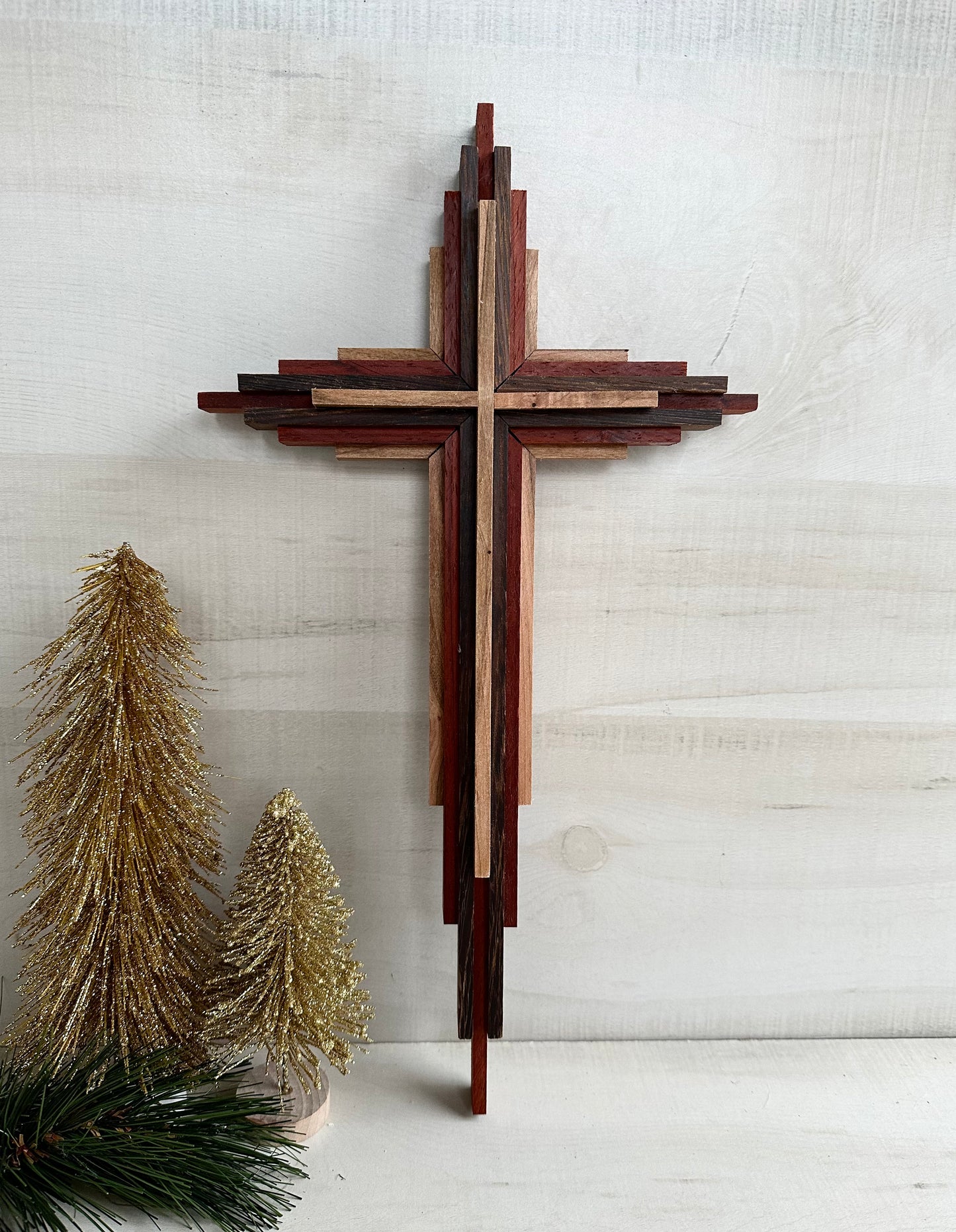 15” Layered Cross